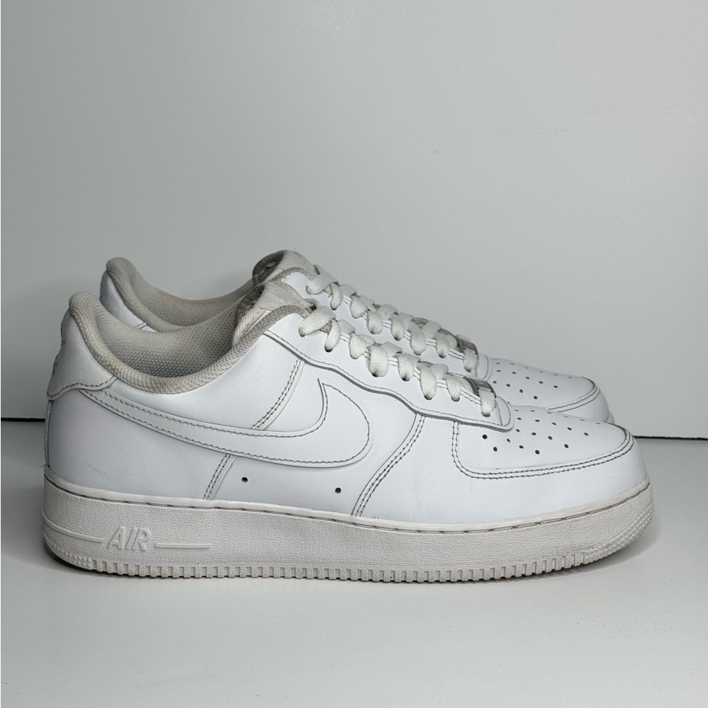 Nike Air Force 1 '07 Low Triple White Sneakers Men’s Size 10